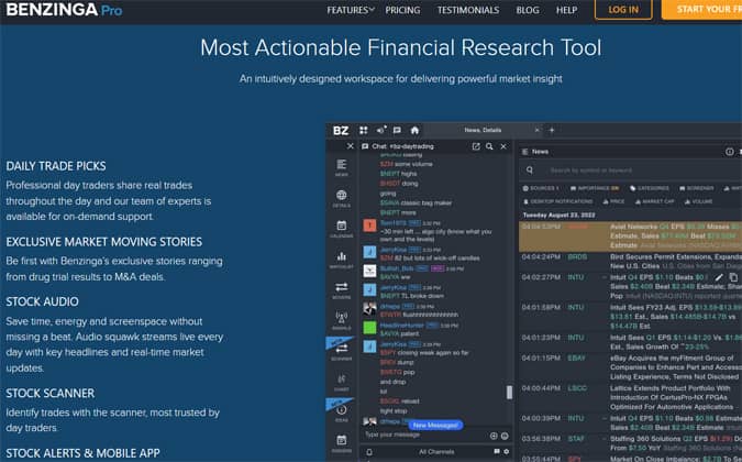 Benzinga Pro Discount Coupon