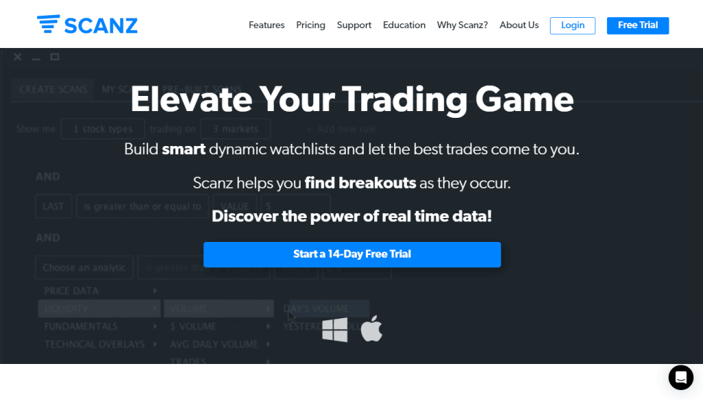 Scanz stock trading bot